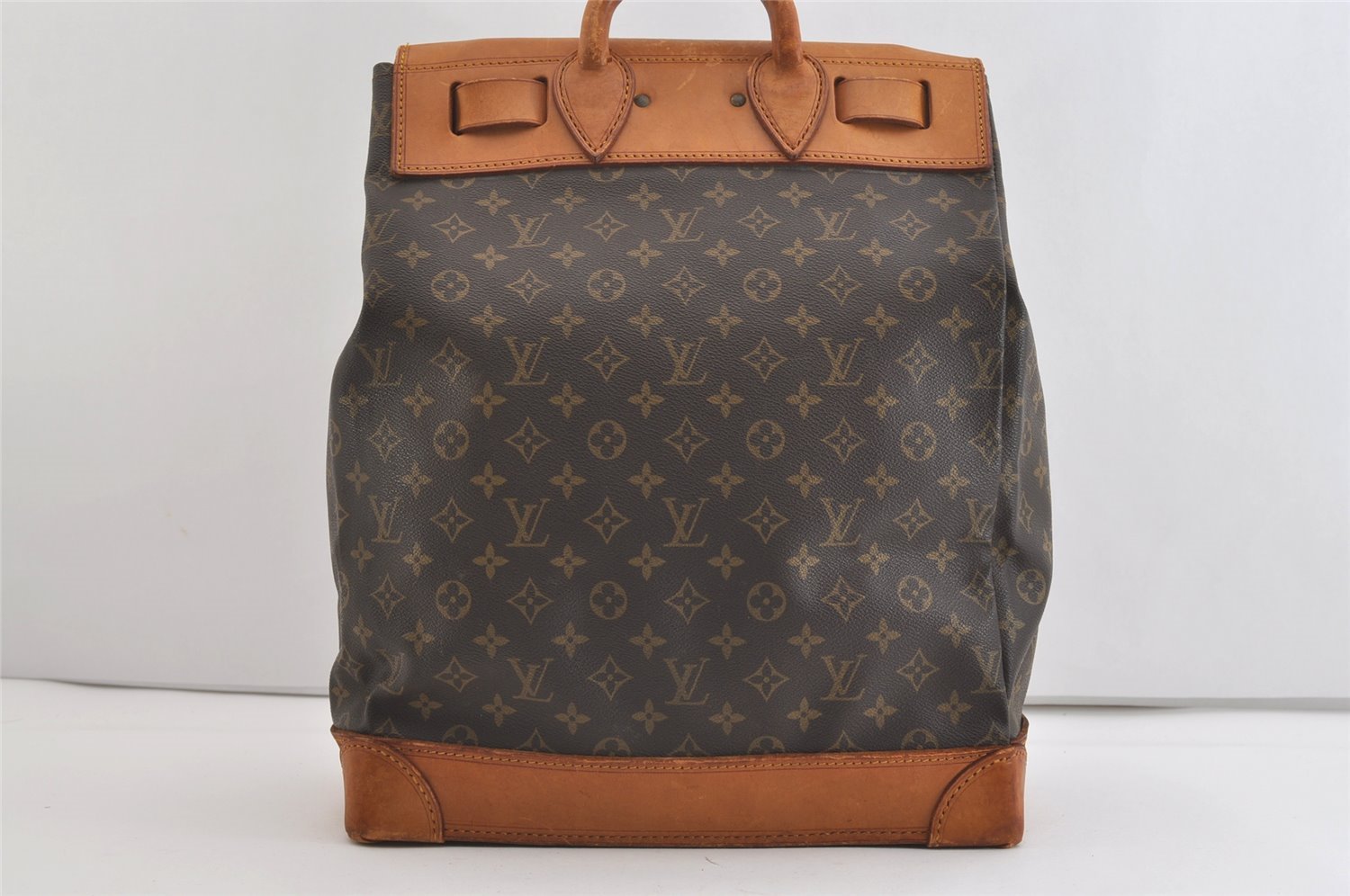 Auth Louis Vuitton Monogram Steamer 35 Travel Boston Laundry Bag Old Model 3705J