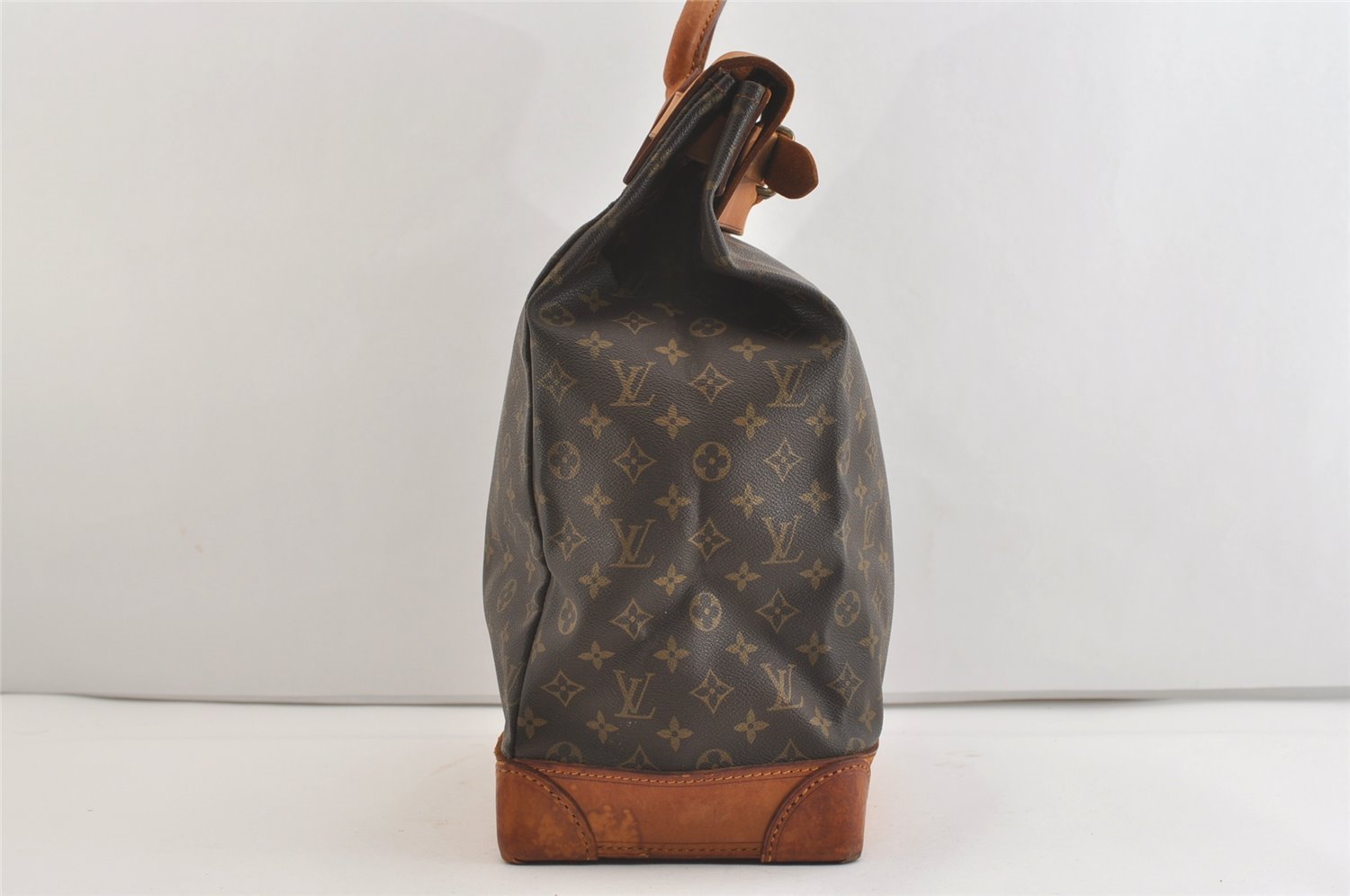 Auth Louis Vuitton Monogram Steamer 35 Travel Boston Laundry Bag Old Model 3705J