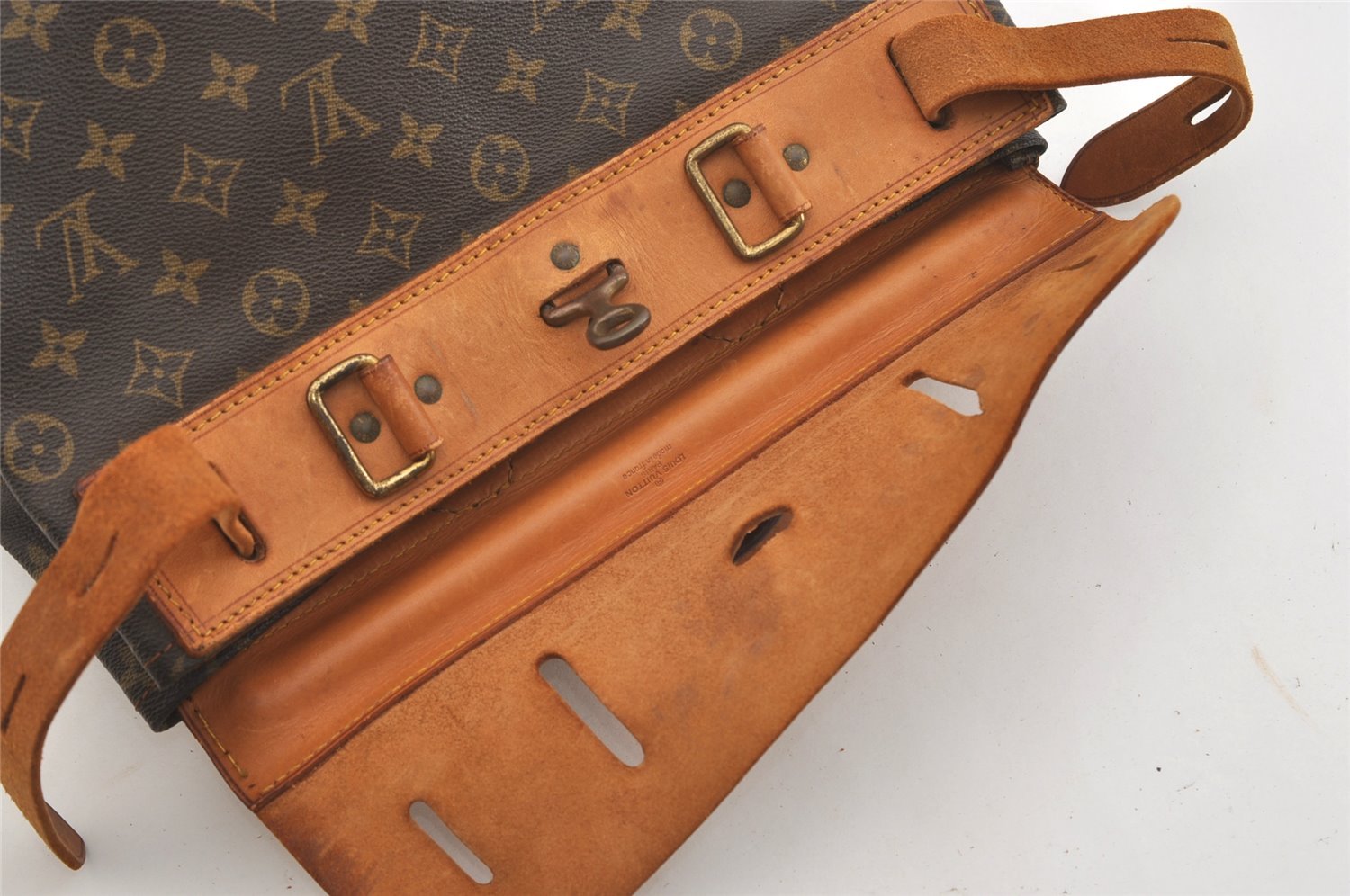 Auth Louis Vuitton Monogram Steamer 35 Travel Boston Laundry Bag Old Model 3705J