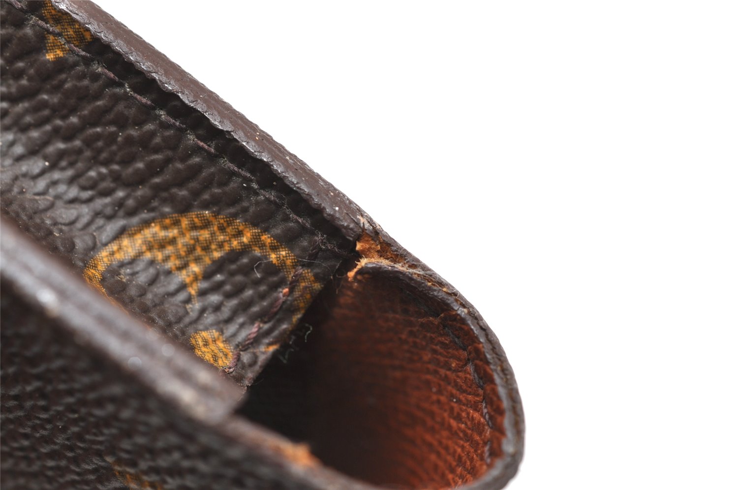 Authentic Louis Vuitton Monogram Etui Cigarette Case M63024 LV 3705K