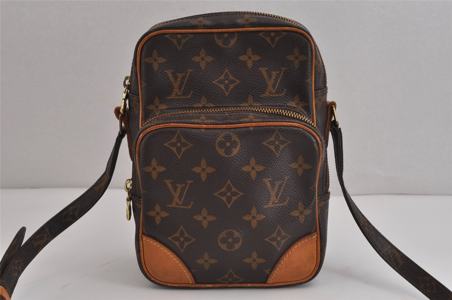 Authentic Louis Vuitton Monogram Amazone Shoulder Cross Body Bag M45236 LV 3706J