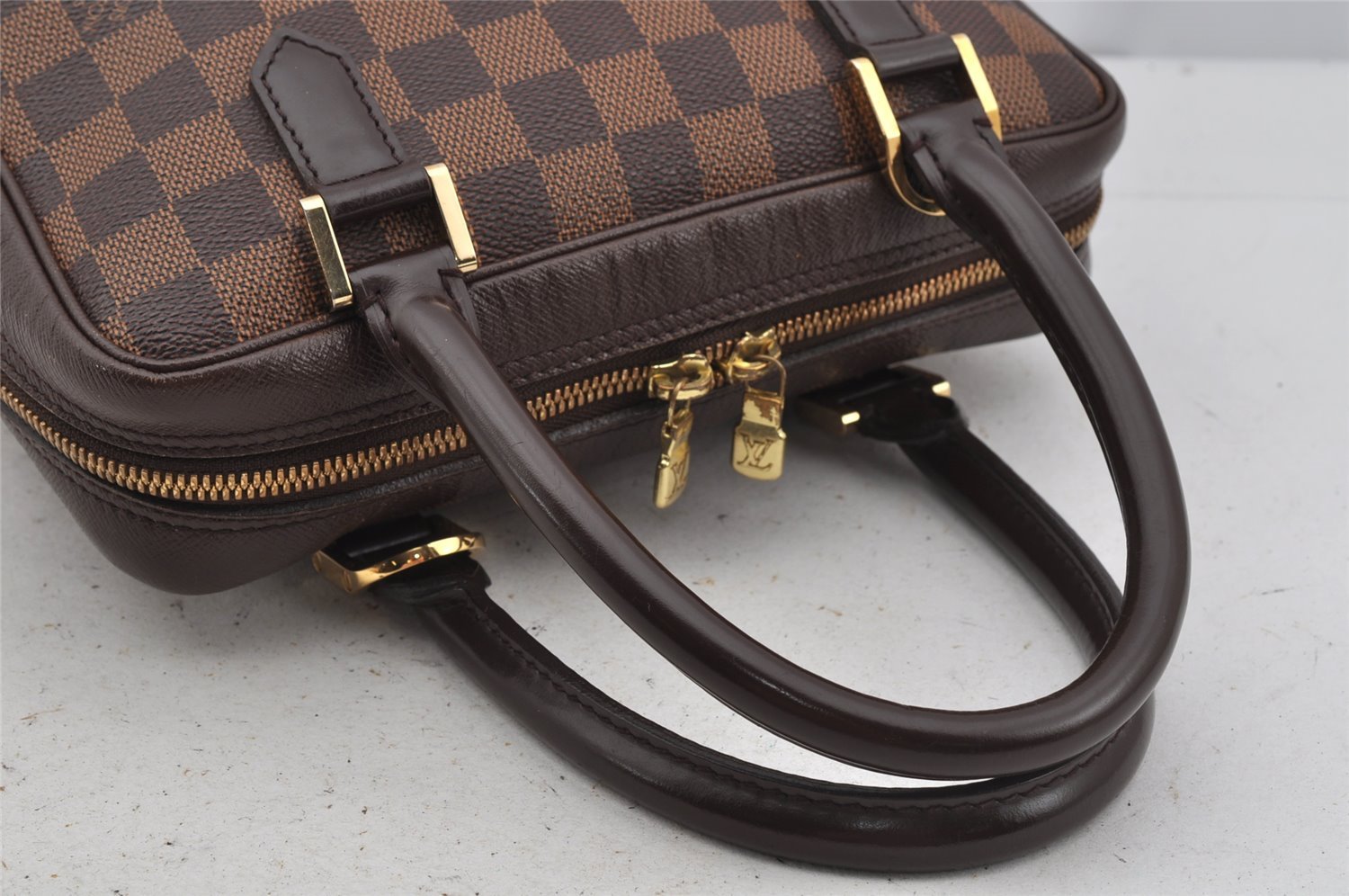 Authentic Louis Vuitton Damier Brera Hand Bag Purse N51150 LV 3707J