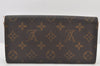 Auth Louis Vuitton Monogram Pochette Porte Monnaie Credit Wallet M61723 LV 3707K