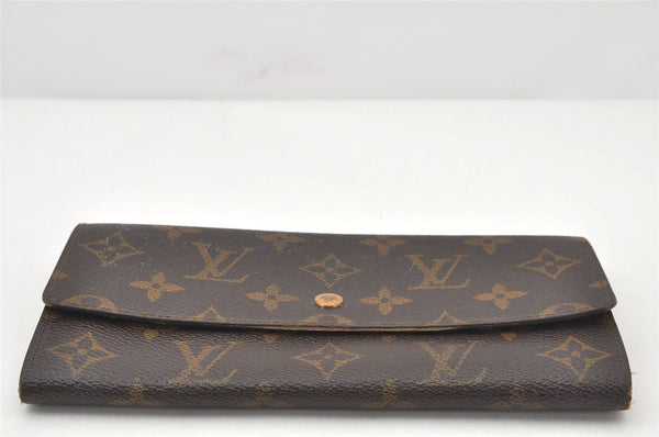 Auth Louis Vuitton Monogram Pochette Porte Monnaie Credit Wallet M61723 LV 3707K