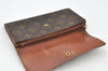 Auth Louis Vuitton Monogram Pochette Porte Monnaie Credit Wallet M61723 LV 3707K