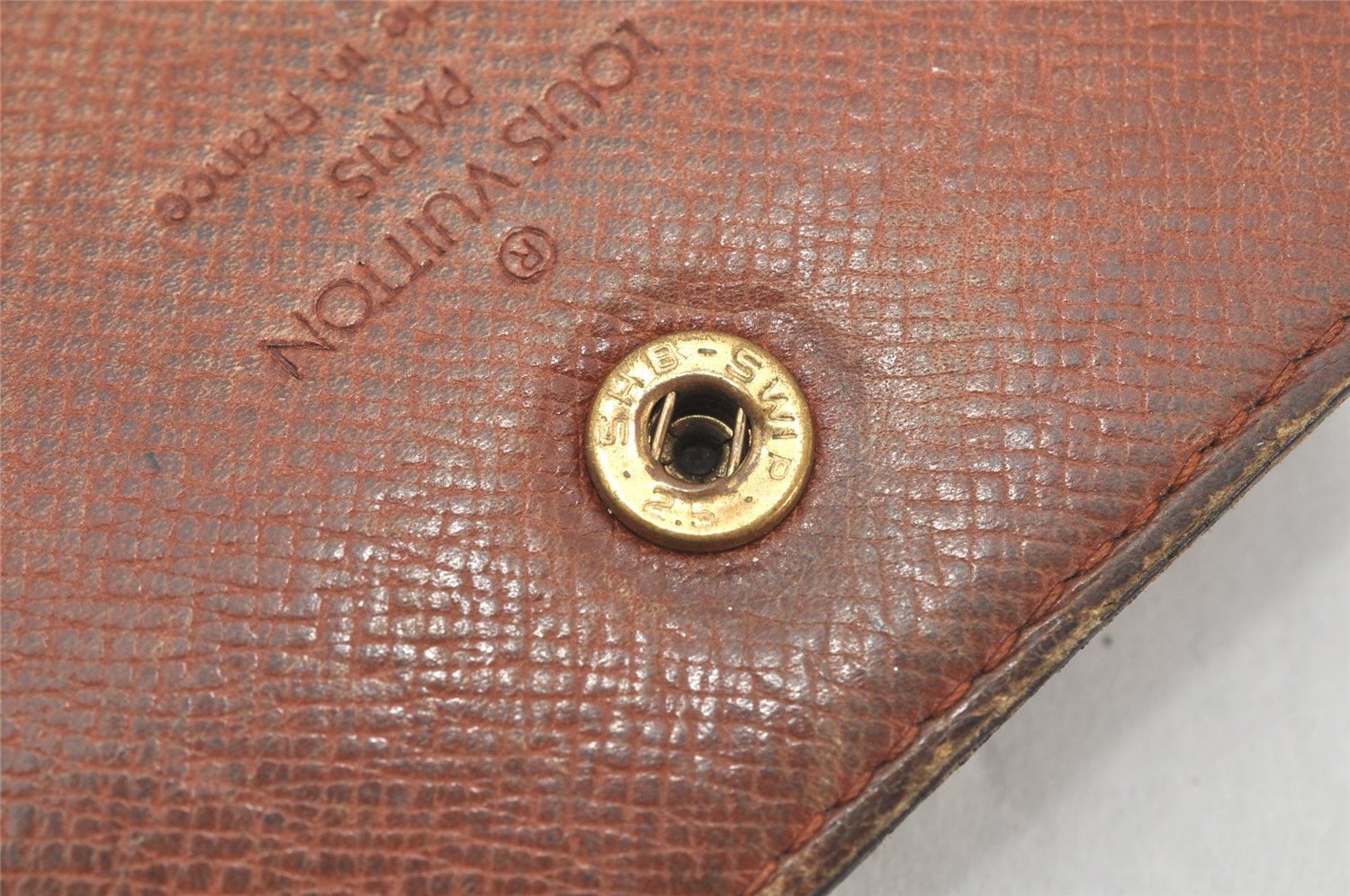 Auth Louis Vuitton Monogram Pochette Porte Monnaie Credit Wallet M61723 LV 3707K