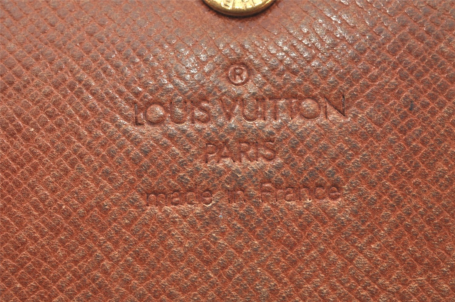 Auth Louis Vuitton Monogram Pochette Porte Monnaie Credit Wallet M61723 LV 3707K