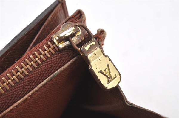 Auth Louis Vuitton Monogram Pochette Porte Monnaie Credit Wallet M61723 LV 3707K