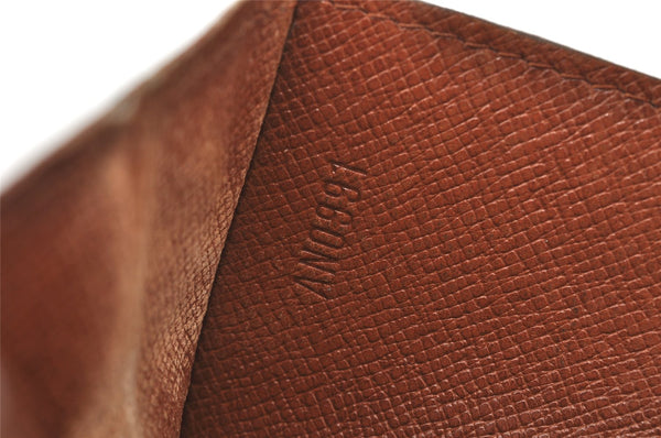 Auth Louis Vuitton Monogram Pochette Porte Monnaie Credit Wallet M61723 LV 3707K