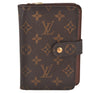 Auth Louis Vuitton Monogram Porte Papier Zip Bifold Wallet M61207 LV Junk 3708K