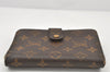 Auth Louis Vuitton Monogram Porte Papier Zip Bifold Wallet M61207 LV Junk 3708K