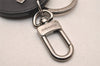 Auth Louis Vuitton Taiga Porte Cles Circle Eyelet Key Ring Black M64171 LV 3710J