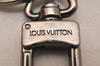 Auth Louis Vuitton Taiga Porte Cles Circle Eyelet Key Ring Black M64171 LV 3710J