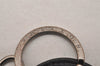 Auth Louis Vuitton Taiga Porte Cles Circle Eyelet Key Ring Black M64171 LV 3710J