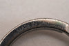 Auth Louis Vuitton Taiga Porte Cles Circle Eyelet Key Ring Black M64171 LV 3710J