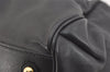 Authentic SAINT LAURENT Vintage Tote Hand Bag Leather Black 3711J