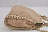 Authentic Stella McCartney Falabella Mini Shoulder Hand Bag Leather Beige 3712J