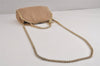 Authentic Stella McCartney Falabella Mini Shoulder Hand Bag Leather Beige 3712J