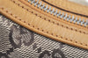 Authentic GUCCI Shoulder Hand Bag Purse GG Canvas Leather 0013812 Brown 3712K
