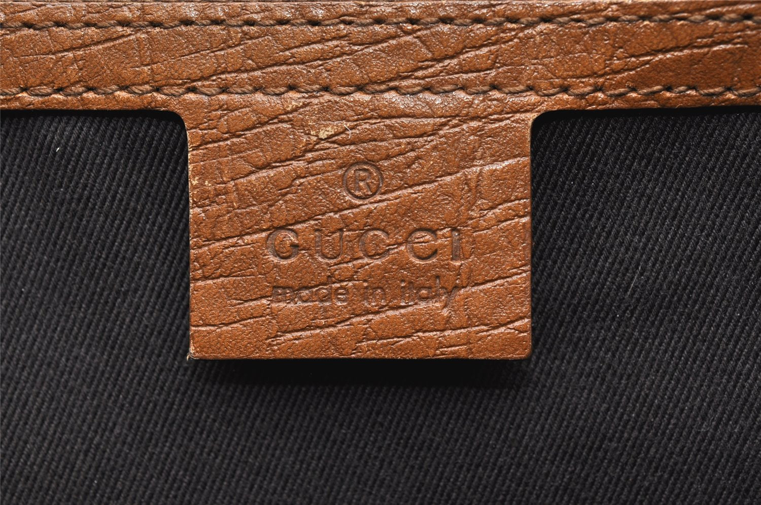 Authentic GUCCI Bamboo Hand Shoulder Bag GG Canvas Leather 111713 Brown 3713K