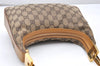 Authentic GUCCI Shoulder Hand Bag Purse GG Canvas Leather 0013812 Brown 3714K