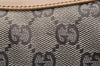 Authentic GUCCI Shoulder Hand Bag Purse GG Canvas Leather 0013812 Brown 3714K