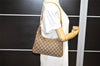 Authentic GUCCI Shoulder Hand Bag Purse GG Canvas Leather 0013812 Brown 3714K