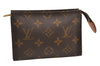 Auth Louis Vuitton Monogram Poche Toilette 15 M47546 Cosmetics Pouch Junk 3716J