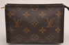 Auth Louis Vuitton Monogram Poche Toilette 15 M47546 Cosmetics Pouch Junk 3716J