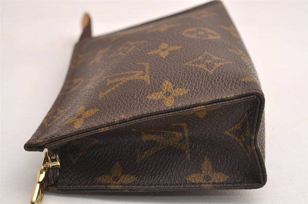 Auth Louis Vuitton Monogram Poche Toilette 15 M47546 Cosmetics Pouch Junk 3716J