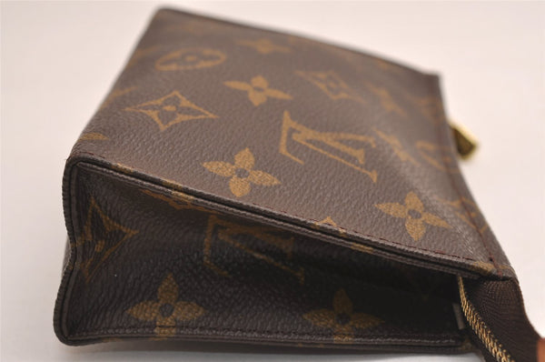 Auth Louis Vuitton Monogram Poche Toilette 15 M47546 Cosmetics Pouch Junk 3716J