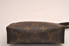 Auth Louis Vuitton Monogram Poche Toilette 15 M47546 Cosmetics Pouch Junk 3716J