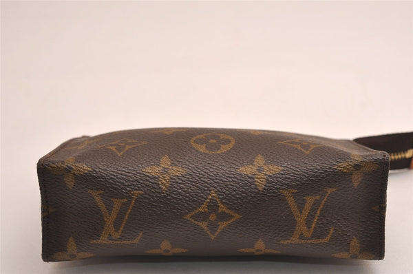 Auth Louis Vuitton Monogram Poche Toilette 15 M47546 Cosmetics Pouch Junk 3716J
