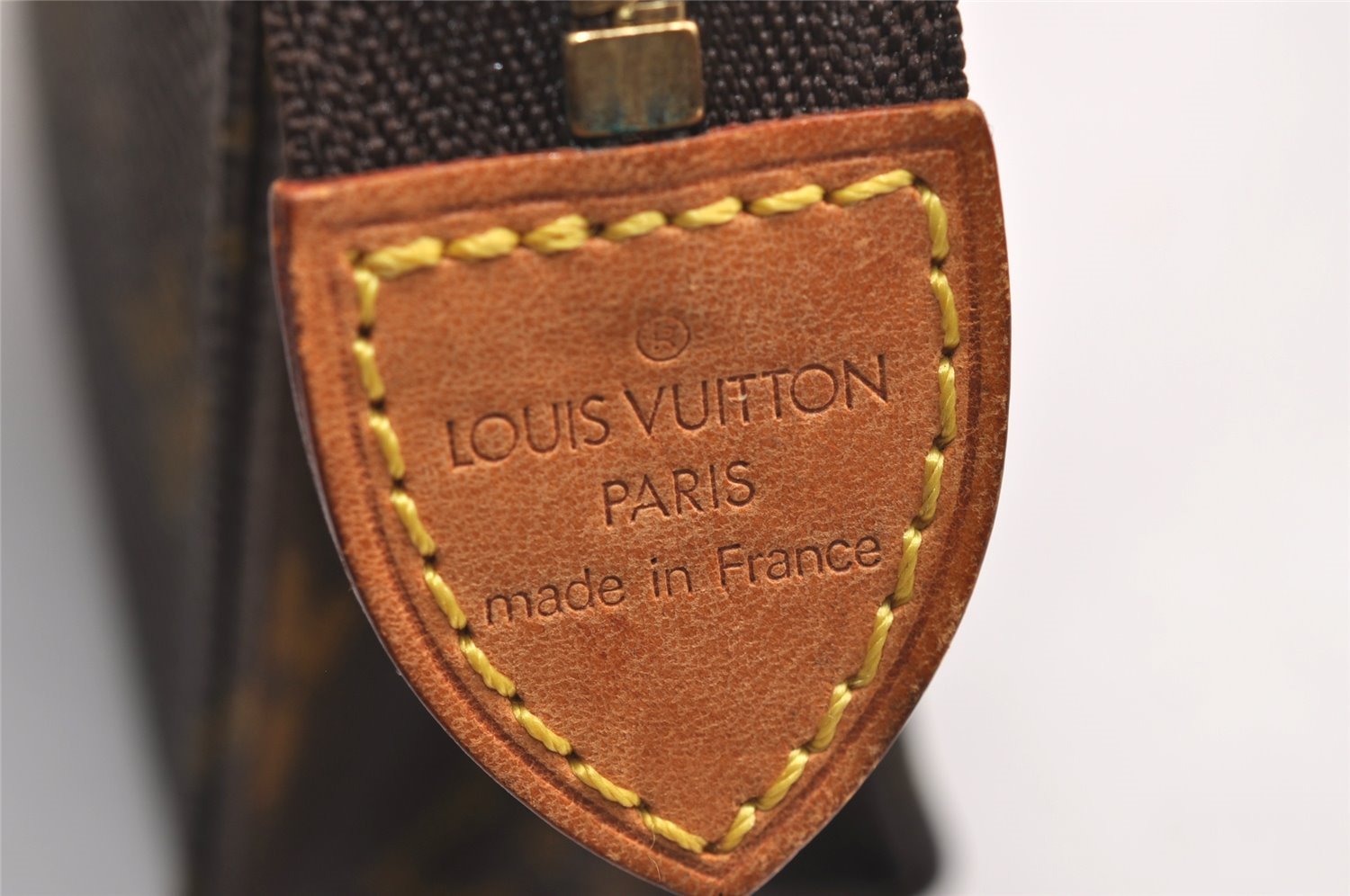 Auth Louis Vuitton Monogram Poche Toilette 15 M47546 Cosmetics Pouch Junk 3716J