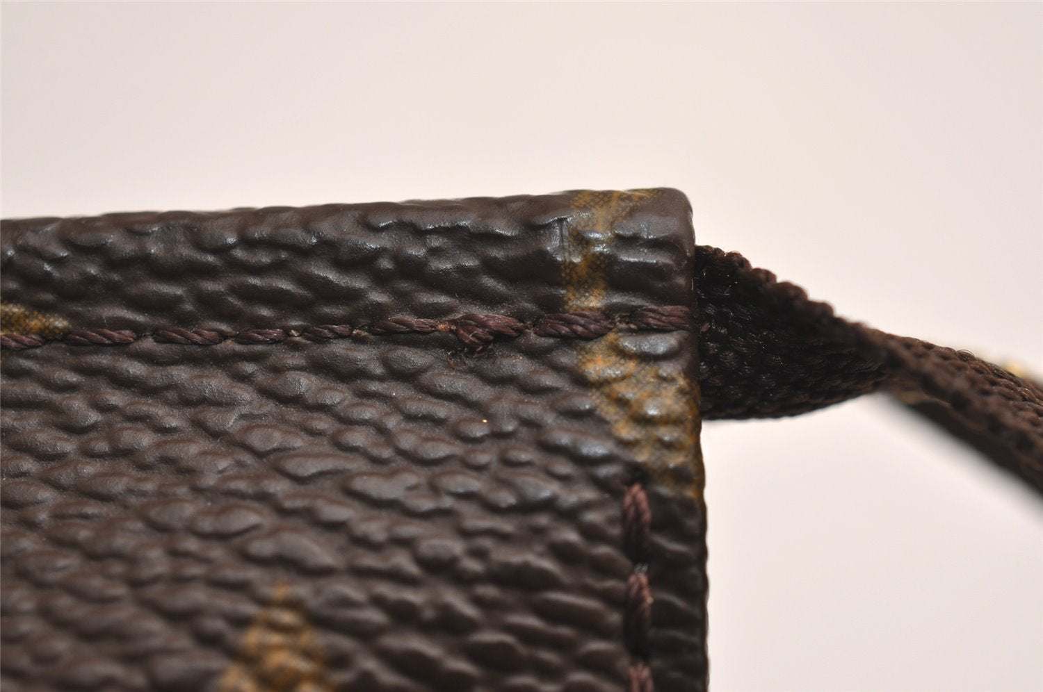 Auth Louis Vuitton Monogram Poche Toilette 15 M47546 Cosmetics Pouch Junk 3716J