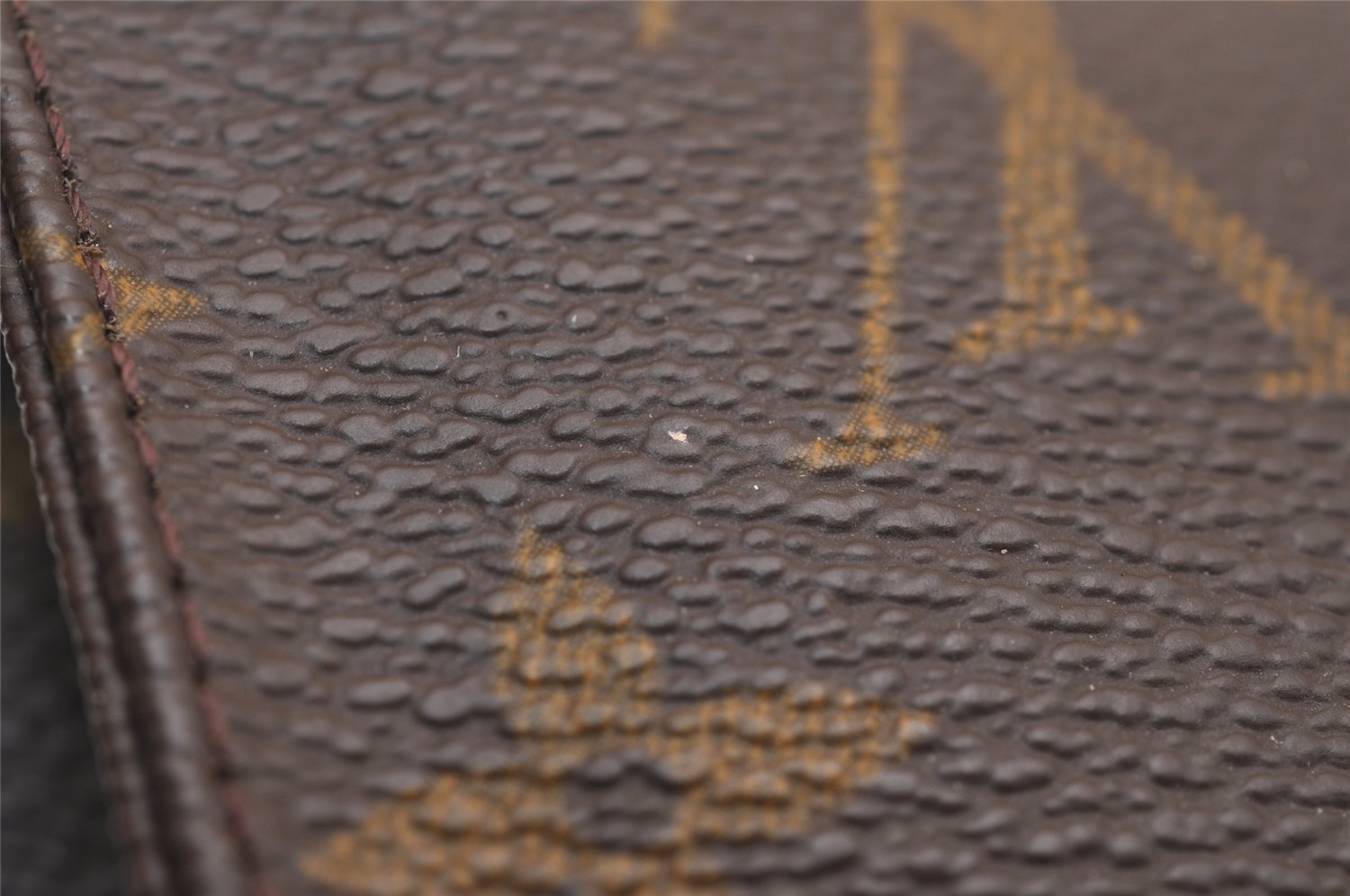 Auth Louis Vuitton Monogram Poche Toilette 15 M47546 Cosmetics Pouch Junk 3716J