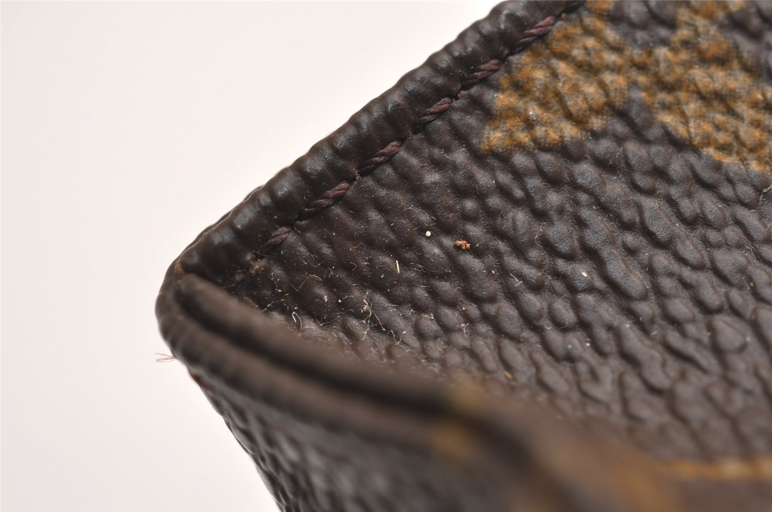 Auth Louis Vuitton Monogram Poche Toilette 15 M47546 Cosmetics Pouch Junk 3716J