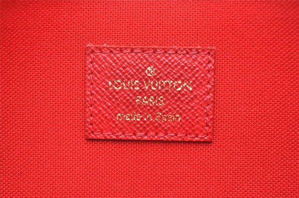 Authentic Louis Vuitton Damier Pochette Felicie N63032 Shoulder Cross Bag 3716K