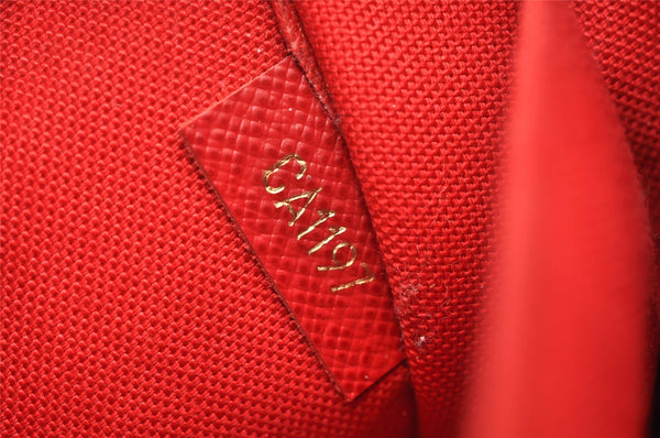 Authentic Louis Vuitton Damier Pochette Felicie N63032 Shoulder Cross Bag 3716K