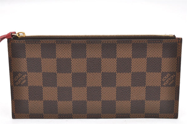 Authentic Louis Vuitton Damier Pochette Felicie N63032 Shoulder Cross Bag 3716K