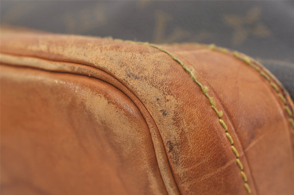 Authentic Louis Vuitton Monogram Noe Shoulder Drawstring Bag M42224 LV 3717J