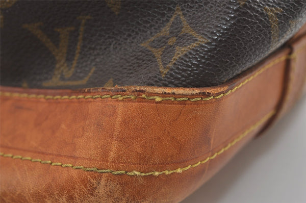 Authentic Louis Vuitton Monogram Noe Shoulder Drawstring Bag M42224 LV 3717J