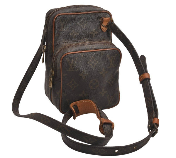 Authentic Louis Vuitton Monogram Mini Amazone Shoulder Cross Bag M45238 LV 3719J