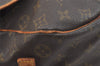 Authentic Louis Vuitton Monogram Saumur 35 Shoulder Cross Bag M42254 LV 3721J