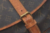 Authentic Louis Vuitton Monogram Saumur 35 Shoulder Cross Bag M42254 LV 3721J