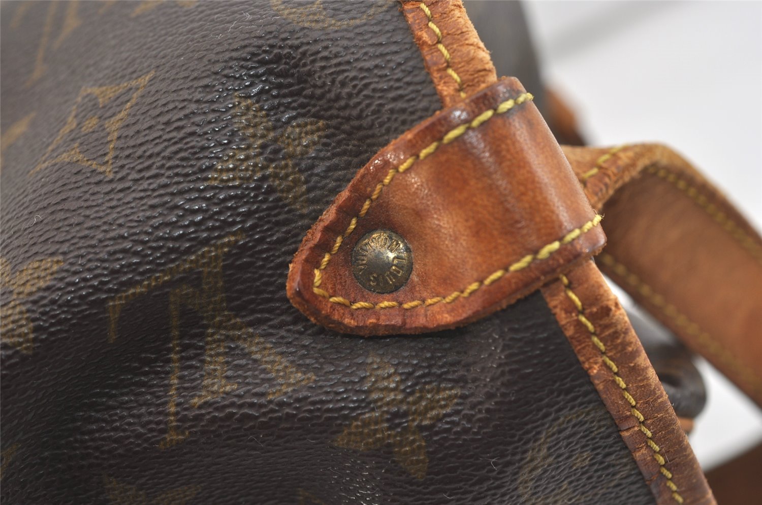 Authentic Louis Vuitton Monogram Saumur 35 Shoulder Cross Bag M42254 LV 3721J