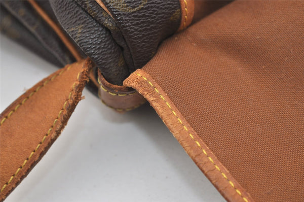 Authentic Louis Vuitton Monogram Saumur 35 Shoulder Cross Bag M42254 LV 3721J