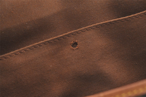 Authentic Louis Vuitton Monogram Saumur 35 Shoulder Cross Bag M42254 LV 3721J