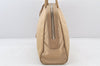 Authentic PRADA New Tessuto Spo Nylon Leather Hand Bag BR1186 Beige 3721K