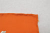 Authentic HERMES Carre 90 Scarf "Jardin Creole" Silk Orange 3725I